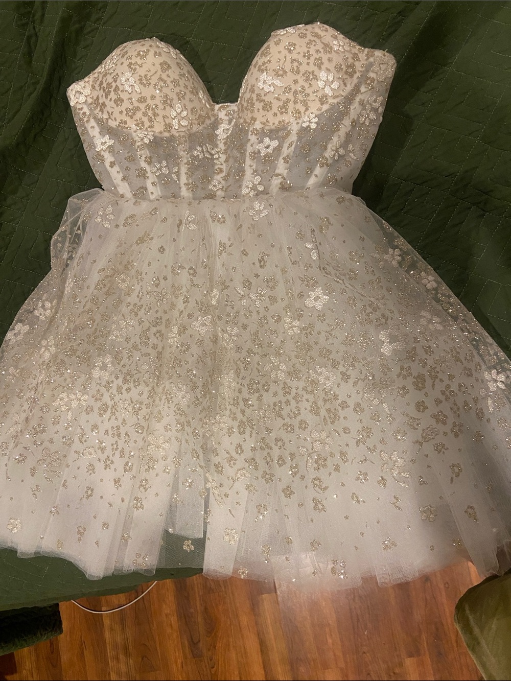 White Embellished Mini Dress - Brand: - Picture 5 of 5